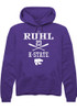 Ty Ruhl Rally Mens Purple K-State Wildcats NIL Sport Icon Hooded Sweatshirt