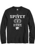 Tre Spivey Rally Mens Black K-State Wildcats NIL Sport Icon Tee