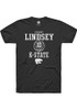 Taymont Lindsey Black K-State Wildcats NIL Sport Icon Short Sleeve T Shirt