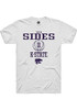 Taryn Sides White K-State Wildcats NIL Sport Icon Short Sleeve T Shirt