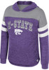 Girls K-State Wildcats Purple Colosseum Katie Long Sleeve T-shirt