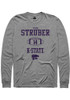 Tyson Struber Rally Mens Graphite K-State Wildcats NIL Sport Icon Tee