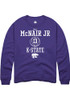 Will McNair Jr. Rally Mens Purple K-State Wildcats NIL Sport Icon Crew Sweatshirt