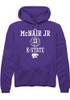 Will McNair Jr. Rally Mens Purple K-State Wildcats NIL Sport Icon Hooded Sweatshirt