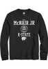 Will McNair Jr. Rally Mens Black K-State Wildcats NIL Sport Icon Tee