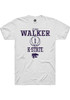 Zyanna Walker White K-State Wildcats NIL Sport Icon Short Sleeve T Shirt