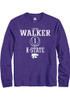 Zyanna Walker Rally Mens Purple K-State Wildcats NIL Sport Icon Tee