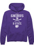 William Gnibus Rally Mens Purple K-State Wildcats NIL Sport Icon Hooded Sweatshirt