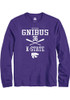 William Gnibus Rally Mens Purple K-State Wildcats NIL Sport Icon Tee