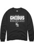 William Gnibus Rally Mens Black K-State Wildcats NIL Stacked Box Crew Sweatshirt