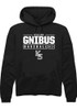 William Gnibus Rally Mens Black K-State Wildcats NIL Stacked Box Hooded Sweatshirt