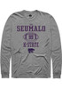 Uso Seumalo Rally Mens Graphite K-State Wildcats NIL Sport Icon Tee