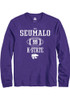 Uso Seumalo Rally Mens Purple K-State Wildcats NIL Sport Icon Tee