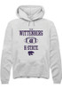 Zach Wittenberg Rally Mens White K-State Wildcats NIL Sport Icon Hooded Sweatshirt