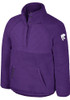 Girls K-State Wildcats Purple Colosseum Ellen LS Tops 1/4 Zip