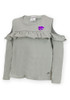 Girls Grey K-State Wildcats Gail Long Sleeve T-shirt