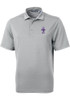 K-State Wildcats Grey Cutter and Buck Virtue Eco Pique Vault Big and Tall Polo