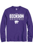 Paige Dickson Rally Mens Purple K-State Wildcats NIL Stacked Box Tee