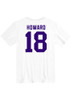 Will Howard Rally Mens White K-State Wildcats Football Name and Number Player T Shirt