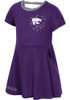Toddler Girls K-State Wildcats Purple Colosseum Patty Short Sleeve Dresses