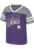 Toddler Girls K-State Wildcats Purple Colosseum Summer Short Sleeve T-Shirt