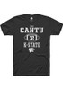 Evan Cantu Black K-State Wildcats NIL Sport Icon Short Sleeve T Shirt