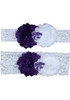 Flower K-State Wildcats Womens Garter - Purple