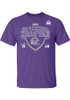 K-State Wildcats 2022 Big 12 Football Champions Short Sleeve T Shirt - Purple