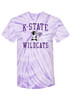 K-State Wildcats Quinn Tie Dye Short Sleeve T-Shirt - Lavender