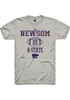 Asa Newsom Ash K-State Wildcats NIL Sport Icon Short Sleeve T Shirt