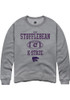 Cody Stufflebean Rally Mens Graphite K-State Wildcats NIL Sport Icon Crew Sweatshirt