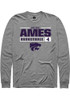 Dai Dai Ames Rally Mens Graphite K-State Wildcats NIL Stacked Box Tee