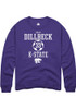 Chloe Dillbeck Rally Mens Purple K-State Wildcats NIL Sport Icon Crew Sweatshirt