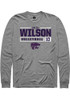 Dalia Wilson Rally Mens Graphite K-State Wildcats NIL Stacked Box Tee