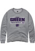 Daniel Green Rally Mens Graphite K-State Wildcats NIL Stacked Box Crew Sweatshirt