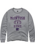 Donovan McIntosh Rally Mens Graphite K-State Wildcats NIL Sport Icon Crew Sweatshirt