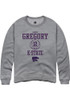 Gabriella Gregory Rally Mens Graphite K-State Wildcats NIL Sport Icon Crew Sweatshirt