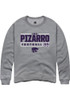 Erik Pizarro Rally Mens Graphite K-State Wildcats NIL Stacked Box Crew Sweatshirt