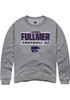 Jackson Fullmer Rally Mens Graphite K-State Wildcats NIL Stacked Box Crew Sweatshirt