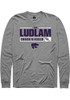 Ian Ludlam Rally Mens Graphite K-State Wildcats NIL Stacked Box Tee