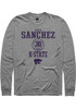 Gisela Sánchez Rally Mens Graphite K-State Wildcats NIL Sport Icon Tee