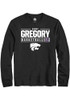 Gabriella Gregory Rally Mens Black K-State Wildcats NIL Stacked Box Tee