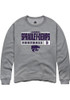 Jacques Spradley-Demps Rally Mens Graphite K-State Wildcats NIL Stacked Box Crew Sweatshirt