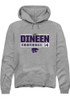Jet Dineen Rally Mens Graphite K-State Wildcats NIL Stacked Box Hooded Sweatshirt