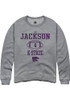 Joe Jackson Rally Mens Graphite K-State Wildcats NIL Sport Icon Crew Sweatshirt