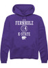 Kadye Fernholz Rally Mens Purple K-State Wildcats NIL Sport Icon Hooded Sweatshirt