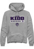 Juliann Kidd Rally Mens Graphite K-State Wildcats NIL Stacked Box Hooded Sweatshirt