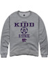 Juliann Kidd Rally Mens Graphite K-State Wildcats NIL Sport Icon Crew Sweatshirt