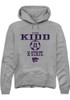 Juliann Kidd Rally Mens Graphite K-State Wildcats NIL Sport Icon Hooded Sweatshirt