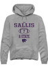 Kameron Sallis Rally Mens Graphite K-State Wildcats NIL Sport Icon Hooded Sweatshirt